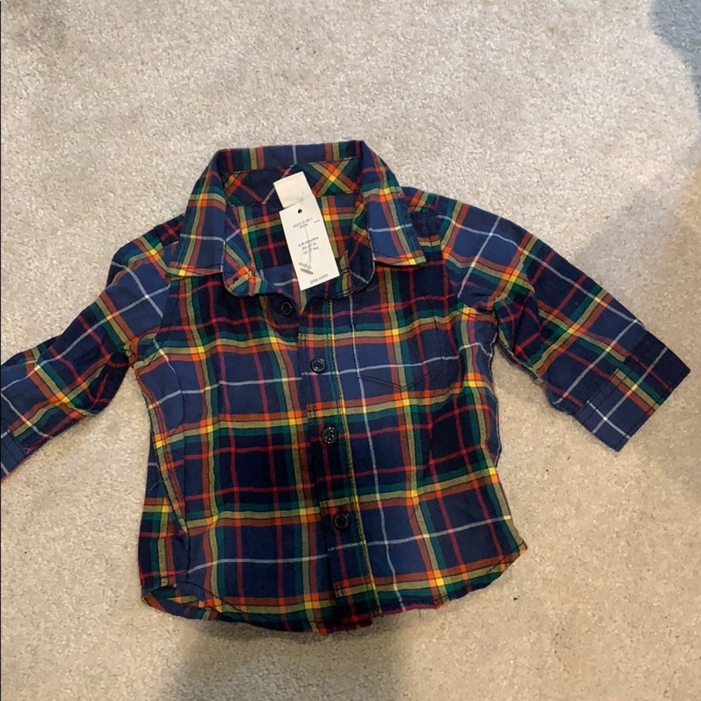 Plaid button down